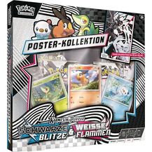 Bild für Pokémon Pokémon-Sammelkartenspiel: Poster-Kollektion Einall mit 3 holografischen Promokarten, 4 Boosterpacks (Karmesin & Purpur – Schwarze Blitze und Weiße Flammen)