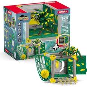 Schleich BattleCave Dschungeltarantel, Schleich Eldrador Creature mit gelb-grüner Färbung, kombinierbar mit anderen BattleCaves, 15 cm Kantenlänge