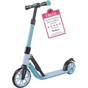 HUDORA BigWheel® 180 Advanced Junior, Höhenjustierbarer Kinder Roller in sky blue mit Reflektoren, für Kinder ab 3 Jahre, bis 60 kg
