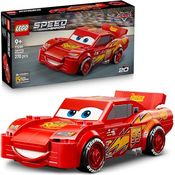 LEGO Speed Champions Lightning McQueen, Spielzeug-Auto mit sichtbarem Fahrwerk und Filmdetails, für Kinder ab 9 Jahren, 77255