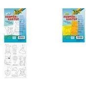 folia Ausnähkarten, 110 x 170 mm, weiß