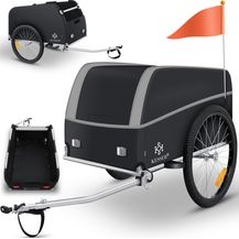 Bild für KESSER® Fahrradanhänger Lastenanhänger Transportanhänger Hochdeichsel mit Kupplung