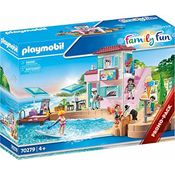 Playmobil Family Fun 70279 'Eisdiele am Hafen', 108 Teile, ab 4 Jahren