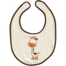 Bild für lätzchen junior 20 x 30 cm Baumwolle braun/gelb