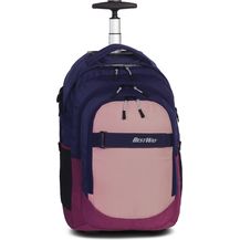 Bild für Bestway 2 Rad Rucksack Trolley Schultrolley Schulranzen mit Rollen Dunkelblau/Rosa
