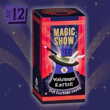 Bild für MAGIC SHOW Trick 12 Wahrsager Karten Trick 12 von 18 ab 6 Jahren.