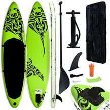 Bild für Aufblasbares Stand Up Paddle Board Set 366x76x15 cm Grün