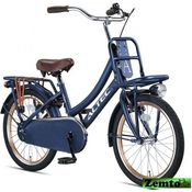 Hoop Fietsen Mädchenfahrrad Altec Urban Mädchenrad Transportfahrrad jeans blau RH 32 cm 20 Zoll