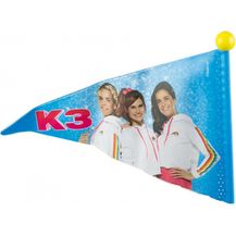 Bild für fahrradfahne K3 junior 150 cm Vinyl rosa/gelb