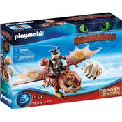 PLAYMOBIL Dragons 70729 'Dragon Racing: Fischbein und Fleischklops' 14 Teile, ab 4 Jahren