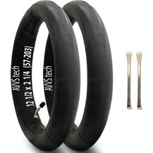 Bild für 12 1/2 x 2 1/4 57-203 Kinderwagen Schlauch 12 Zoll Mit Winkelventil 45° inkl. Montagehebeln 