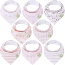 Bild für KeaBabies 8 Stück Dreieckstuch Baby