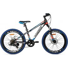 Bild für MTB 24 Zoll 33 cm Jungen 7G Mechanische Scheibenbremse Schwarz/Weiß