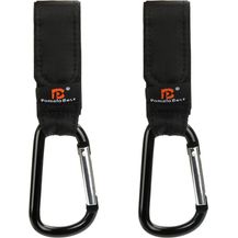 Bild für Kinderwagen Haken 2 Stück Kinderwagenbefestigung mit Klettverschluss zum Befestigen am Kinderwagen Universale Passform