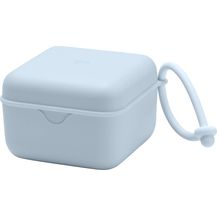 Bild für BIBS Schnuller Box mit Gummiband. Sterilisator Box für Schnuller. 100% BPA Freies Material. Hergestellt in Dänemark. Baby Blue
