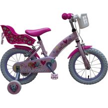 Bild für Paw Patrol Kinderfahrrad 14 Zoll Rosa mit zwei Handbremsen