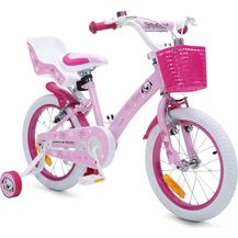 Bild für Byox Kinderfahrrad 16 Zoll Puppy rosa inkl. Stützräder