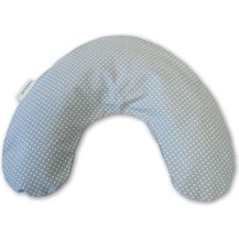 Bild für Theraline 'mittel' Nackenkissen mit Mikroperlenfüllung inkl. Bezug 'Punkte Grau'