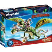 PLAYMOBIL Dragons 70730 'Dragon Racing: Raffnuss und Taffnuss mit Kotz und Würg' 30 Teile, ab 4 Jahren