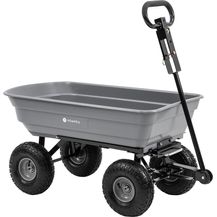 Bild für Miweba Bollerwagen Dumper Transport Handwagen Gartenwagen Kippfunktion 300 kg (Grau)