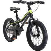 Bikestar Kinderfahrrad Mountainbike 16 Zoll Schwarz / Grün, inkl. V-Bremse - Preisvergleich