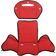 Bild für BAMBINIWELT Ersatzbezug Sitzkissen Bezug Auflage für Fahrradsitz kompatibel mit Römer Jockey meliert MOD 4 (rot meliert (Modell 4)