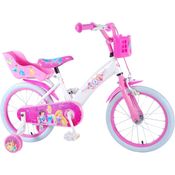 Disney Princess Kinderfahrrad, Mädchen, 16 Zoll, Pink