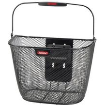 Bild für Klickfix Lenkerkorb Uni Plus schwarz höhenverstellbar H 26 x L 27 x B 35cm