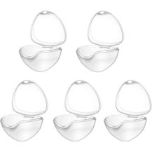 Bild für Dummy Case 5Pcs Transparent Pacifier Case Pacifier Holder Box BPA-Free Nipple Shield Case for Travel and Home