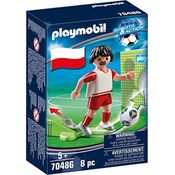 Playmobil Sports & Action 70486 'Nationalspieler Polen', 8 Teile, ab 5 Jahren