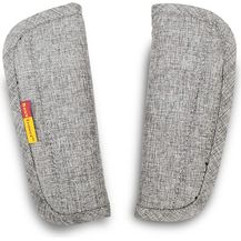 Bild für 2 Stück Kinderwagen-Autositzgurt-Bezüge Universal Soft Sicherheitsgurtpolster für Neugeborene Säuglinge und Kinder (grau)