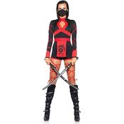 LEG AVENUE 85401 - Dragon Ninja Damen kostüm, Größe Medium (EUR 38), Karneval Fasching
