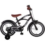 Volare Black Cruiser Kinderfahrrad - Jungen - 14 Zoll - Schwarz - 95% zusammengebaut