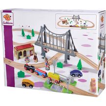 Bild für Eichhorn Bahn – Holzeisenbahn – Bahnset mit Brücke