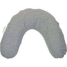 Bild für Theraline Nackenkissen mittel + Bezug Melange mittelgrau Bamboo Mikroperlen