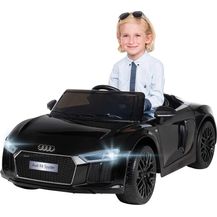 Image for Kinder Elektro Auto Audi R8 4S Spyder Lizenziert Kinderauto Kinderfahrzeug 2018 (Schwarz)