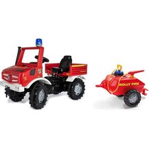 Bild für Rolly Toys Fire Unimog Feuerwehr Edition 2020 mit Anhänger