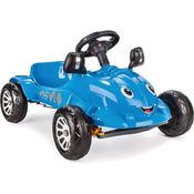 Pilsan Kinderauto, Tretauto Herby 07302, Hupe am Lenkrad, Pedale, ab 3 Jahre blau