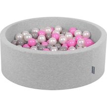 Bild für KiddyMoon Bällebad 90X30cm/200 Bälle ∅ 7Cm Bällepool Mit Bunten Bällen Für Babys Kinder Rund