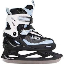Bild für Best Sporting Schlittschuhe Damen I Schlittschuhe Kinder I Eislaufschuhe Herren I Verstellbare Schlittschuhe I Ice Skates I Eislaufschuhe I Gleitschuhe I Eislaufschuhe Damen I schwarz/rot oder schwarz/blau schwarz/blau