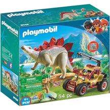 Bild für PLAYMOBIL Dinos 9432 Forschermobil mit Stegosaurus und Seilwinde