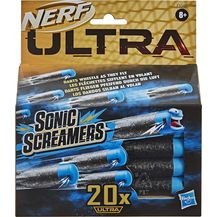Bild für Nerf Ultra Sonic Screamers 20 Nerf Ultra Sonic Screamers 20er Dart Nachfüllpack – die Darts fliegen pfeifend durch die Luft – nu