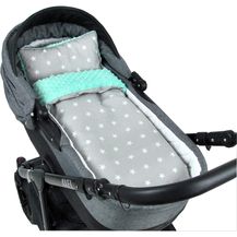 Bild für BABYLUX Babydecke MINKY PLÜSCH Kuscheldecke Decke 75 x 60 cm + KISSEN 2 Tlg Set (MP91