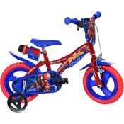 Spiderman Kinderfahrrad Spiderman Jungenfahrrad - 12 Zoll - Original Lizenz - Kinderrad mit Stützrädern