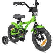 PROMETHEUS BICYCLES® GREEN HAWK Kinderfahrrad 12 , Grün & Schwarz ab 3 Jahre mit Stützräder