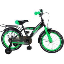 Bild für Volare Kinderfahrrad Jungenfahrrad Thombike schwarz-grün RH 25,4 cm 16 Zoll