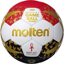 Bild für Molten Handball HXX3300-M1E Offizieller Replika-Ball der Handball-WM der Männer in Ägypten 2021 weiß/rot/schwarz/gold 3