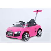 ROLLPLAY Push Car mit ausziehbarer Fußstütze, Für Kinder ab 1 Jahr, Bis max. 20 kg, Audi R8 Spyder, Silber