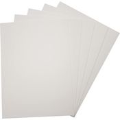 folia 23500 - Moosgummi, 5 Bögen, 2 mm, ca. 29 x 40 cm, weiß - ideal für vielfältige Bastelarbeiten