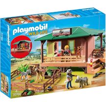 Bild für PLAYMOBIL Wild Life 70766 'Rangerstation mit Tieraufzucht'